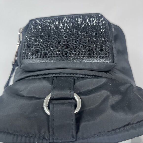 Madden NYC Puffer Bucket a hat with Embellished Zippered Pouch - Picture 3 of 13